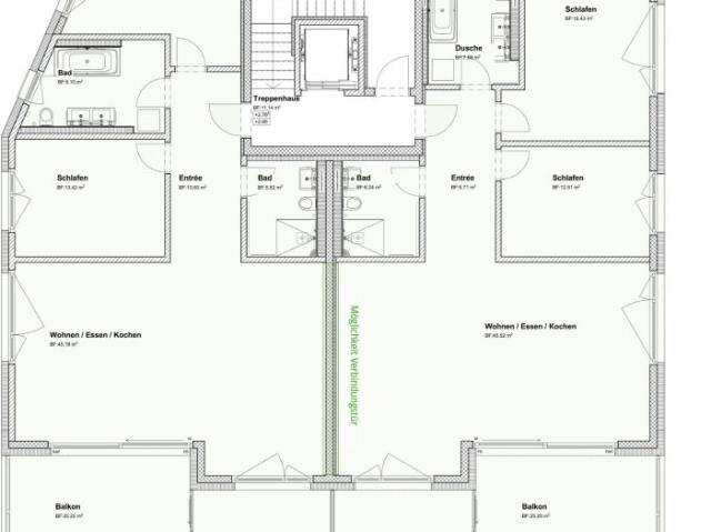 Die Gelegenheit: 7 Zi, bzw. 2 moderne 3 ½ Zi. Eigentumswohnungen «direkt nebeneinander»