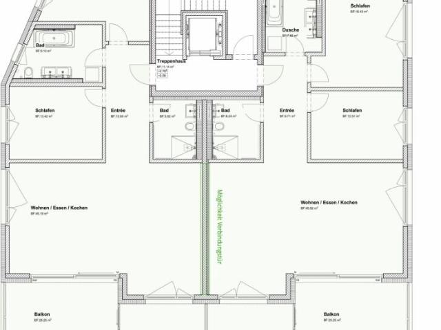 Die Gelegenheit: 7 Zi, bzw. 2 moderne 3 ½ Zi. Eigentumswohnungen «direkt nebeneinander»