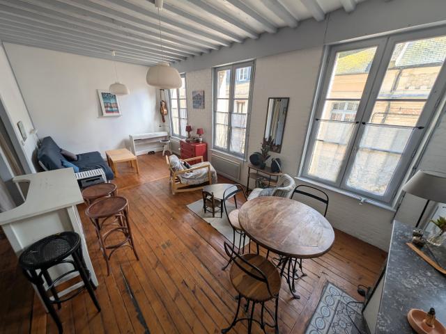 DIEPPE CENTRE VILLE APPARTEMENT 55M2 2EME ETAGE CHARME DE L'ANCIEN