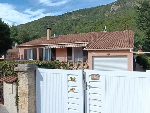 DIGNE LES BAINS 04 MAISON de PLAIN PIED de 75 m2 avec terrain de 773 m² et garage