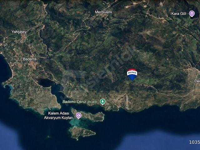 Dikili Denizköyde 138.735 m Deniz Manzaralı Yatırımlık Tarla