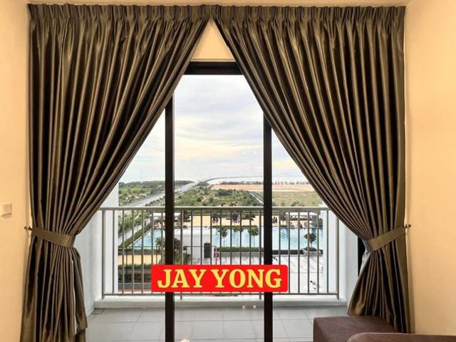 DIRECT SEAVIEW Vivo Executive Apartment FULLY FURNISH 3ROOM Batu Kawan