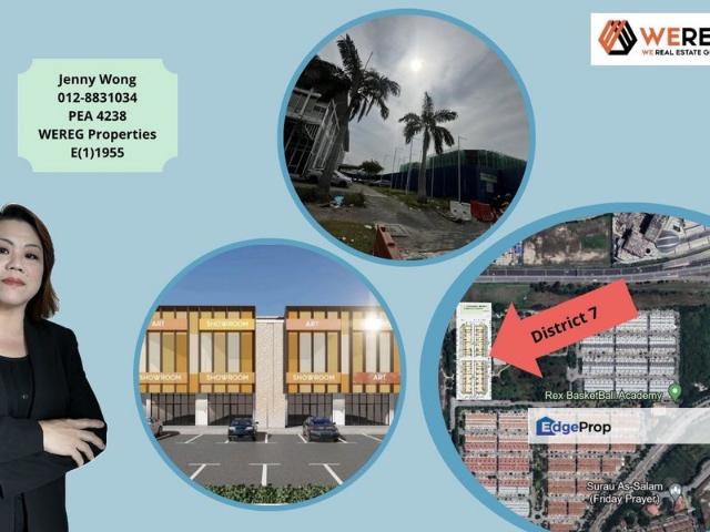 DISTRICT 7, SETIA ALAM, SELANGOR, 2 sty OFFICES With Full Glass Concept And 20 ft Ceiling Height FOR RENT 20 units available!