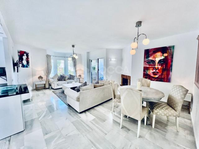 Discover Comfortable Living in Nueva Andalucia: 2 Bedroom Ground Floor Apartment with 3 Terraces in Los Naranjos, Marbella