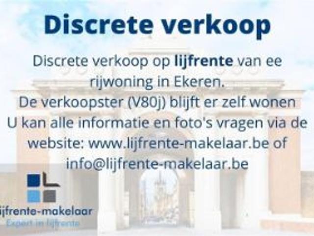 Discrete verkoop verkoop op lijfrente in Ekeren