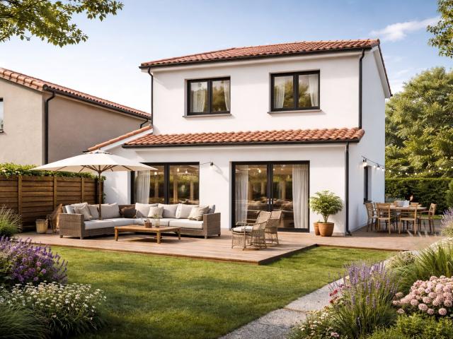 DISPONIBLE IMMEDIATEMENT MAISON NEUVE TRAVERSANTE AVEC JARDIN ET PARKING SUR LA GARDE FREINET 4 pièces, 90 m²
