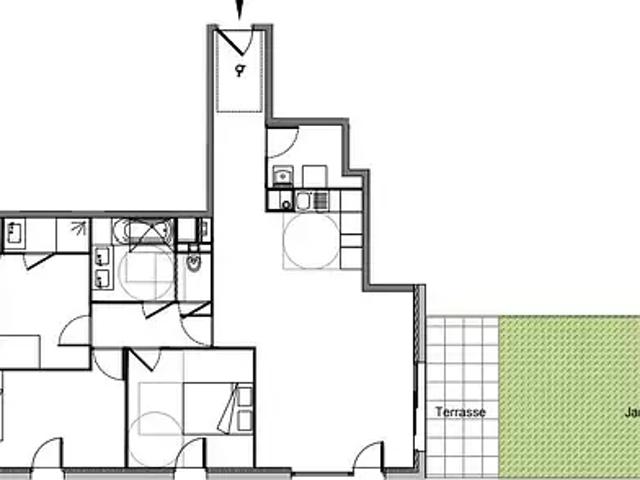 Divonne les Bains 01220 Achat / Vente appartement 4 pièces t4 terrasse