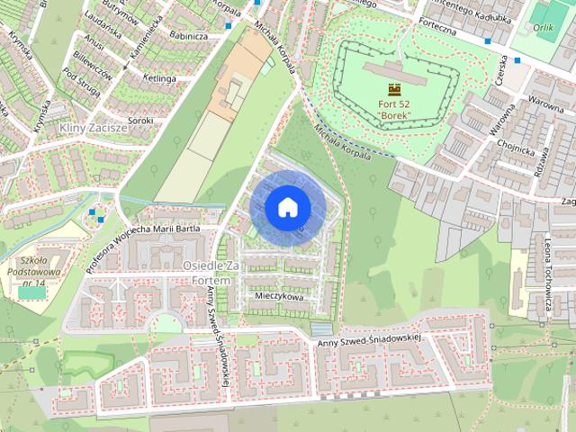 Do wynajęcia komfortowe mieszkanie 56,5 m² z dużym tarasem – 2 pokoje