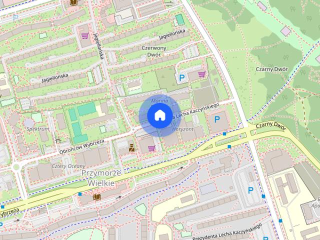 Do wynajęcia mieszkanie 2 pokojowe, Gdańsk Przymorze, 46 m²