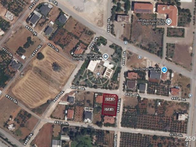 Döşemealtı Yeşilbayır'da Müthiş Konumda 2170 m Kat Karşılığı