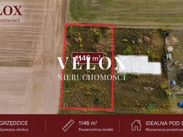 Do sprzedania działka 1146 m² w Grzędzicach z warunkami zabudowy