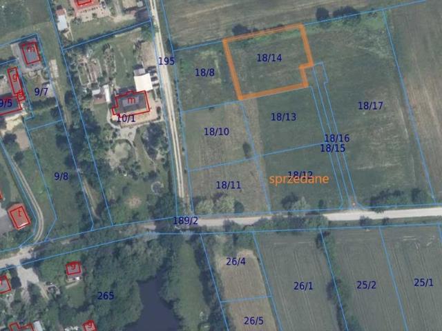 Do sprzedania działka 1331 m² pod dom w Zakrzewie