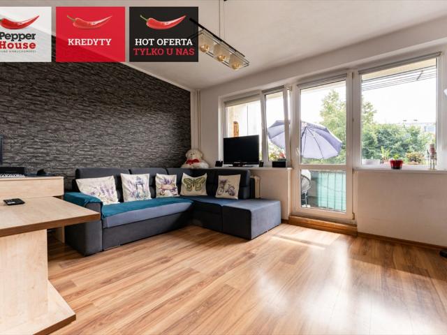 Do sprzedania przestronne 42 m² mieszkanie z dużym balkonem