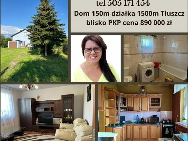 Dom 3 pokoje działka 1500m Tłuszcz blisko PKP