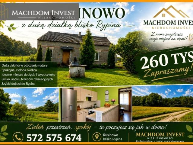 Dom 100 m², Rusinowo