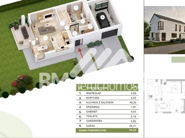 Dom 169 m², Kady
