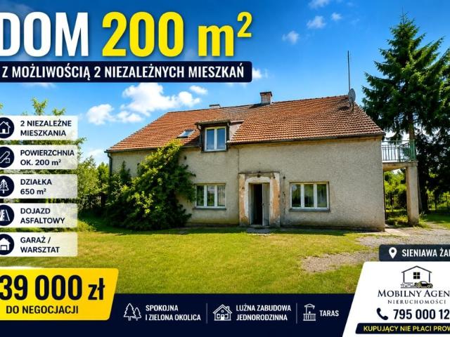 Dom 200 m², Sieniawa Żarska