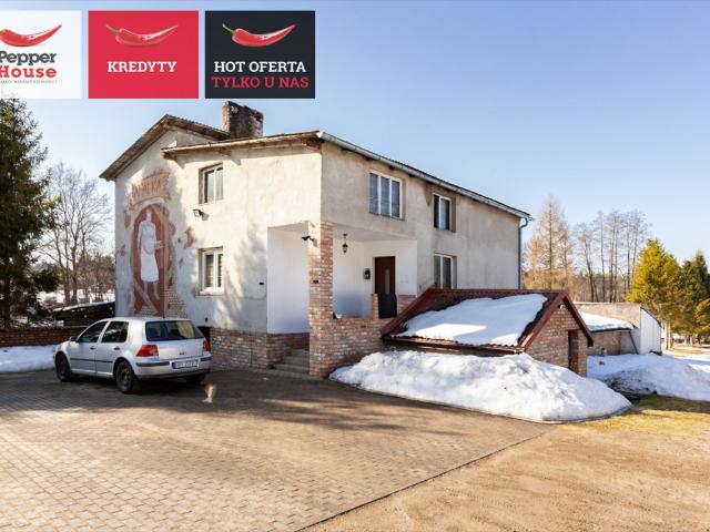 Dom 240 m² z dużą działką 1,7 ha nad Słupią budynek gospodarczy 120 m²