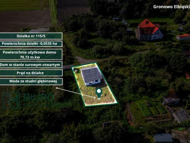 Dom 70,72 m², Gronowo Elbląskie