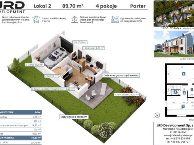 Dom 89,70 m², Podzamcze