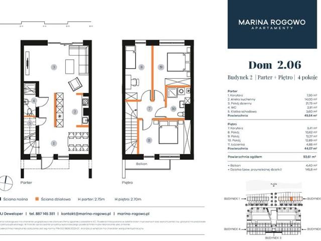 Dom, Rogowo, 93.61 m2