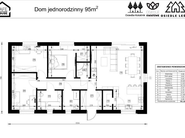 Dom 95m²