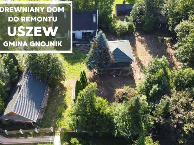 Na sprzedaż dom do remontu z dużą działką 1700 m² w Uszewie
