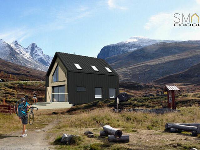 Dom Drewniany Modułowy Ecocube Smart B3 80m2