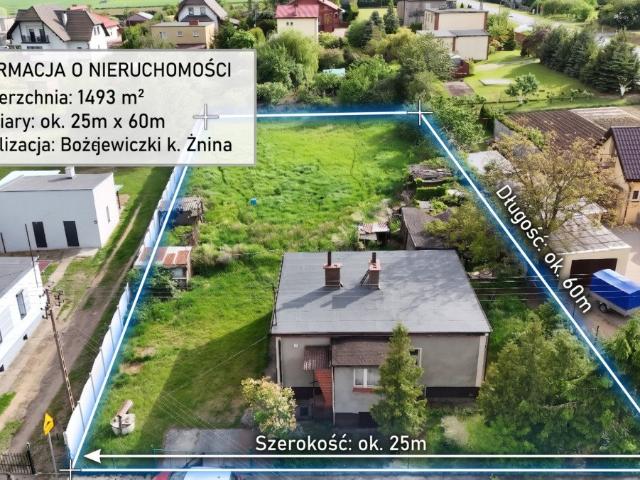 Dom na dużej działce w Bożejewiczkach — potencjał aranżacji