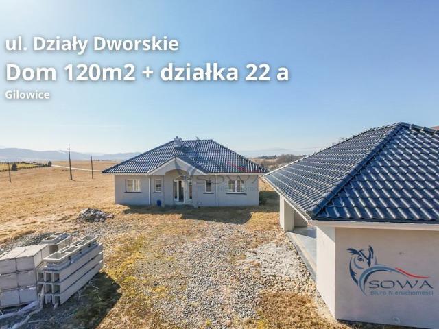 Dom na sprzedaż 4 pokoje żywiecki, 120 m2, działka 2200 m2