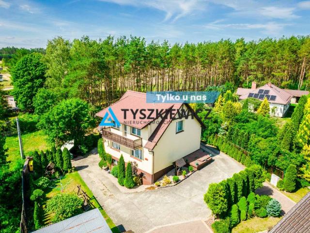 Dom na sprzedaż 5 pokoi kościerski, 196 m2, działka 606 m2