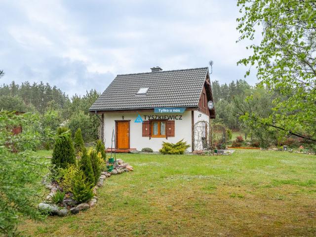 Dom na sprzedaż 3 pokoje bytowski, 65,10 m2, działka 964 m2