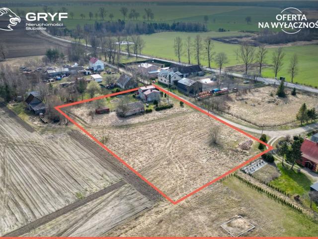 Dom na sprzedaż 3 pokoje słupski, 80 m2, działka 6500 m2