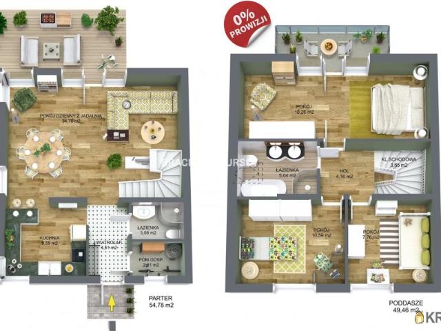 Dom na sprzedaż woj. małopolskie. Wielka Wieś, ul. Polna, 940 000 PLN, 144,00 m2