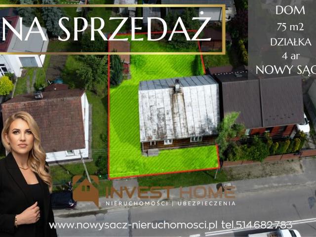 Dom sprzedam, Nowy Sącz, 75 m2, cena: 369 000 zł