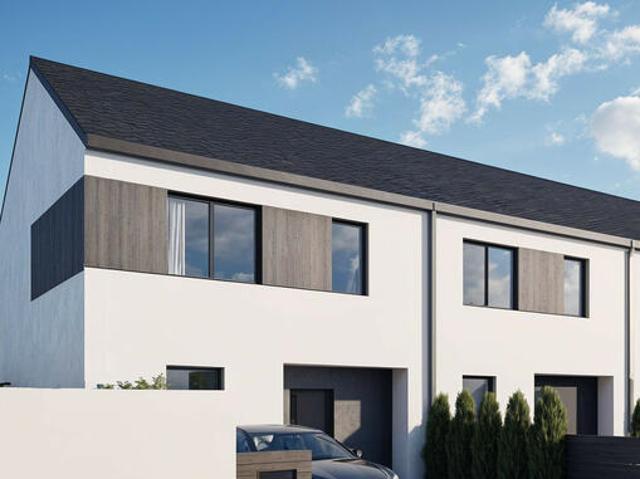 DOM szereg środkowy 102,50m2 z działką 148m2m2, Iwiny Brochów