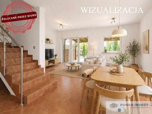 Dom szeregowy 122 m2 z garażem i ogrodem w Niepołomicach