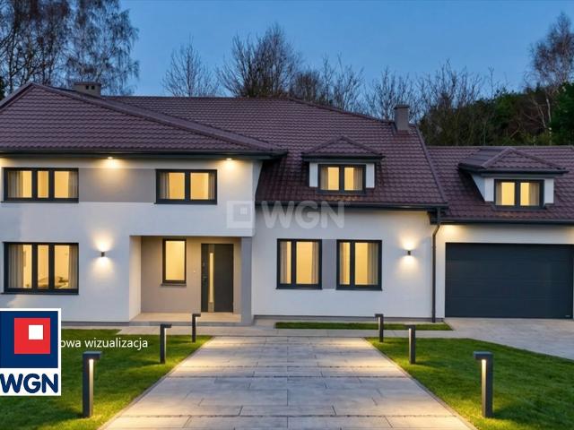 Dom w stanie surowym otwartym z dużą działką 1300 m2