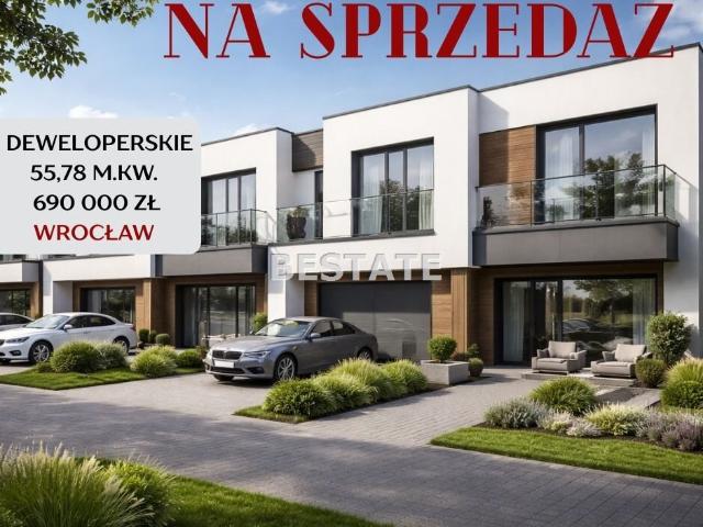 Dom, Wrocław Psie Pole Zawidawie Psie Pole, 55.78 m², sprzedam dom