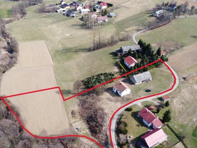 Dom z dużą widokową działką w Ryglicach