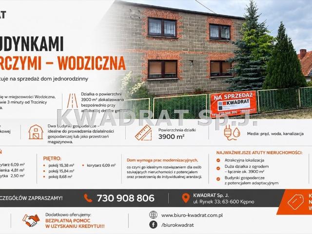 Na sprzedaż przestronny dom z dużą działką i budynkami gospodarczymi