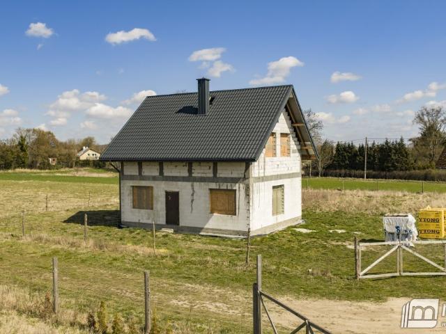 Dom z indywidualnym projektem Archon, 106m2, ogrzewanie pompa