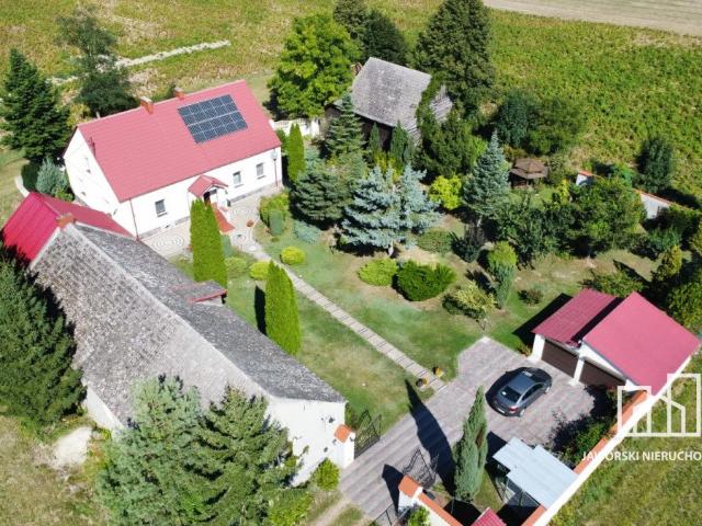 Dom z ogrodem i zabudową gospodarczą w Lulkowie