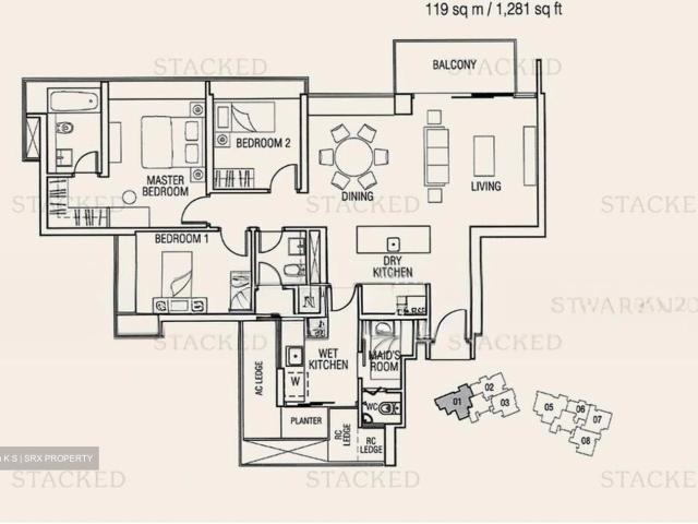 Domain 21 D3, Condominium