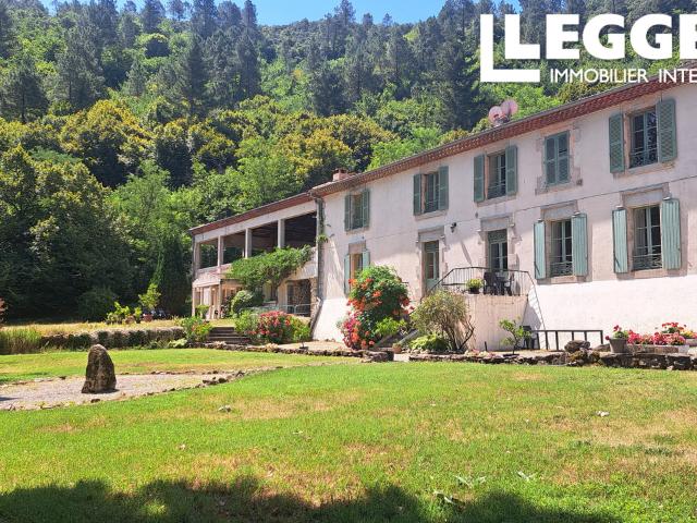 Domaine d’exception en bord de rivière & activité d’hébergement touristique près des Cévennes