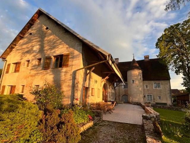 Domaine de caractère avec gîte, salle de réception voutée Buffard 612 m2