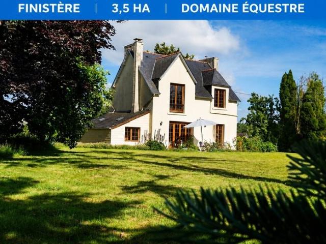 Domaine de Charme du 15ème sur 3,5 Hectare Équestre & Proj. 273m² Plonévez du Faou