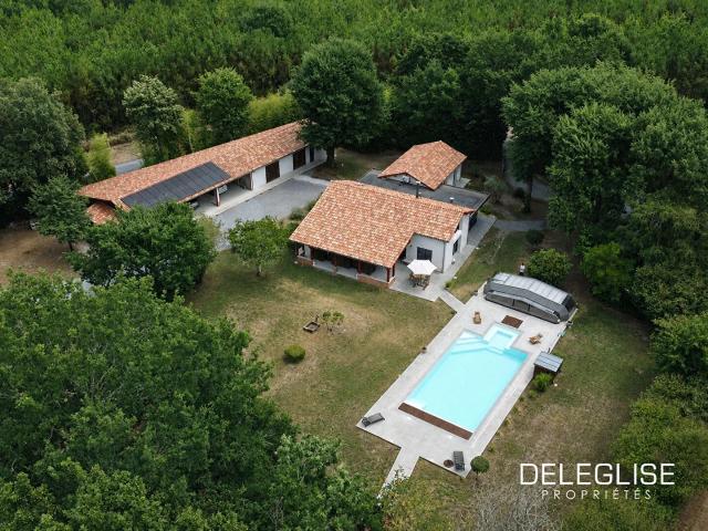 Domaine d'Exception avec piscine Lac de Sanguinet