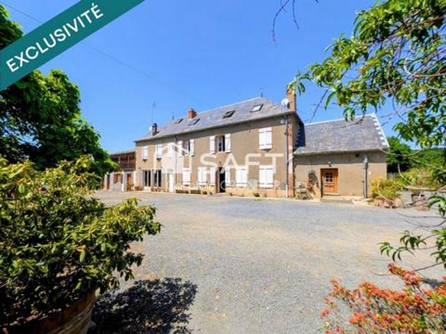 Domaine rural avec étang, terrains et dépendances