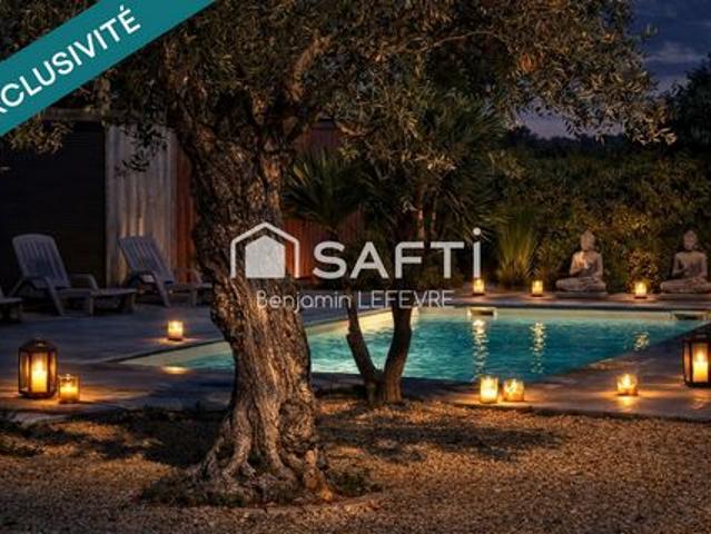 DOMAINE SUR 4.000 m² / DEUX HABITATIONS DE PLAIN PIED / PISCINE